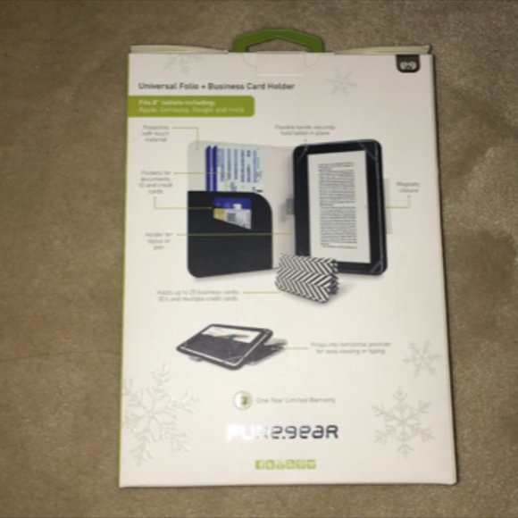 Tablet case and business card holder - Picture 2 of 2